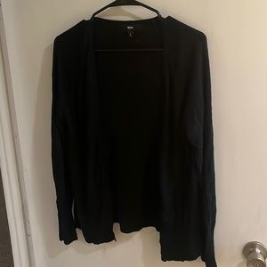 Simple Black Cardigan